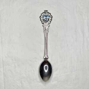 New Orleans Souvenir Spoon 4.5" Sterling Silver Enamel KLEPA ARTS GERMANY EUC!